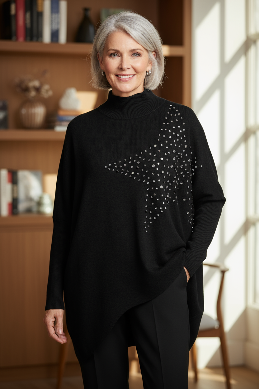 Diamond Star Knit Jumper