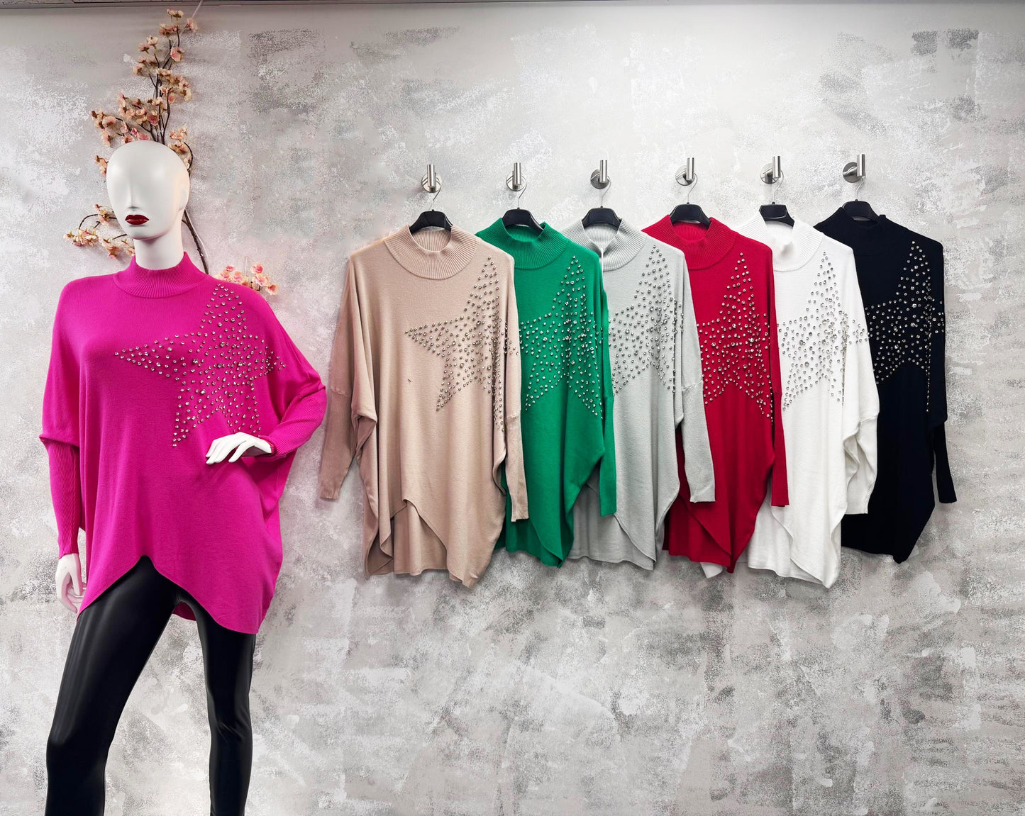 Diamond Star Knit Jumper