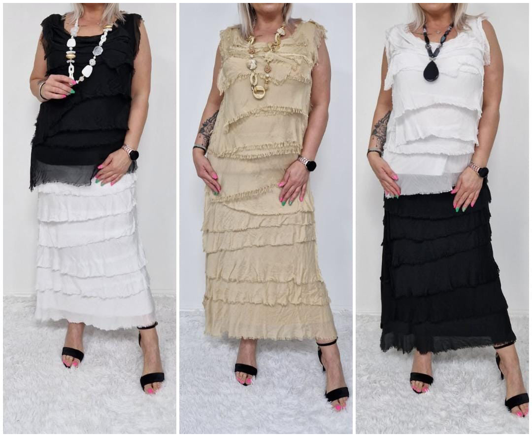Sleeveless Rara Silk Top