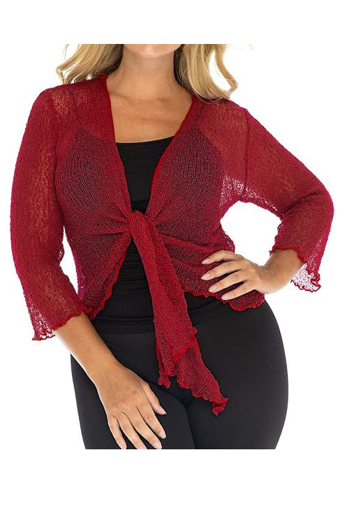 Tie Front Shrug