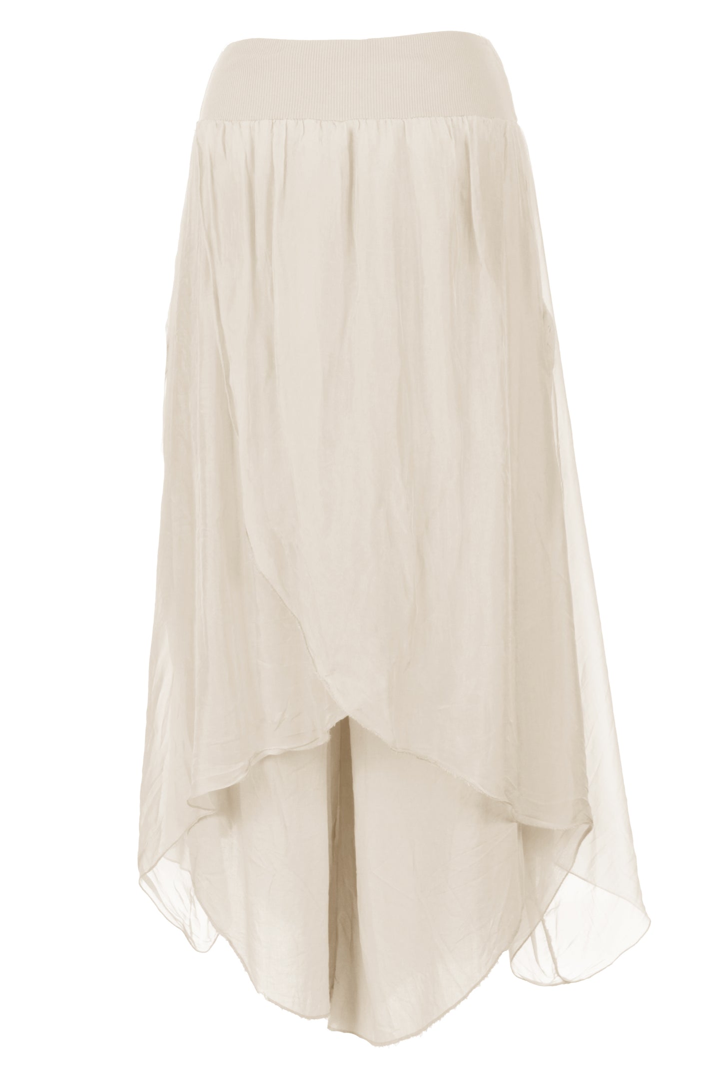 Flap Overlay Silk Trouser