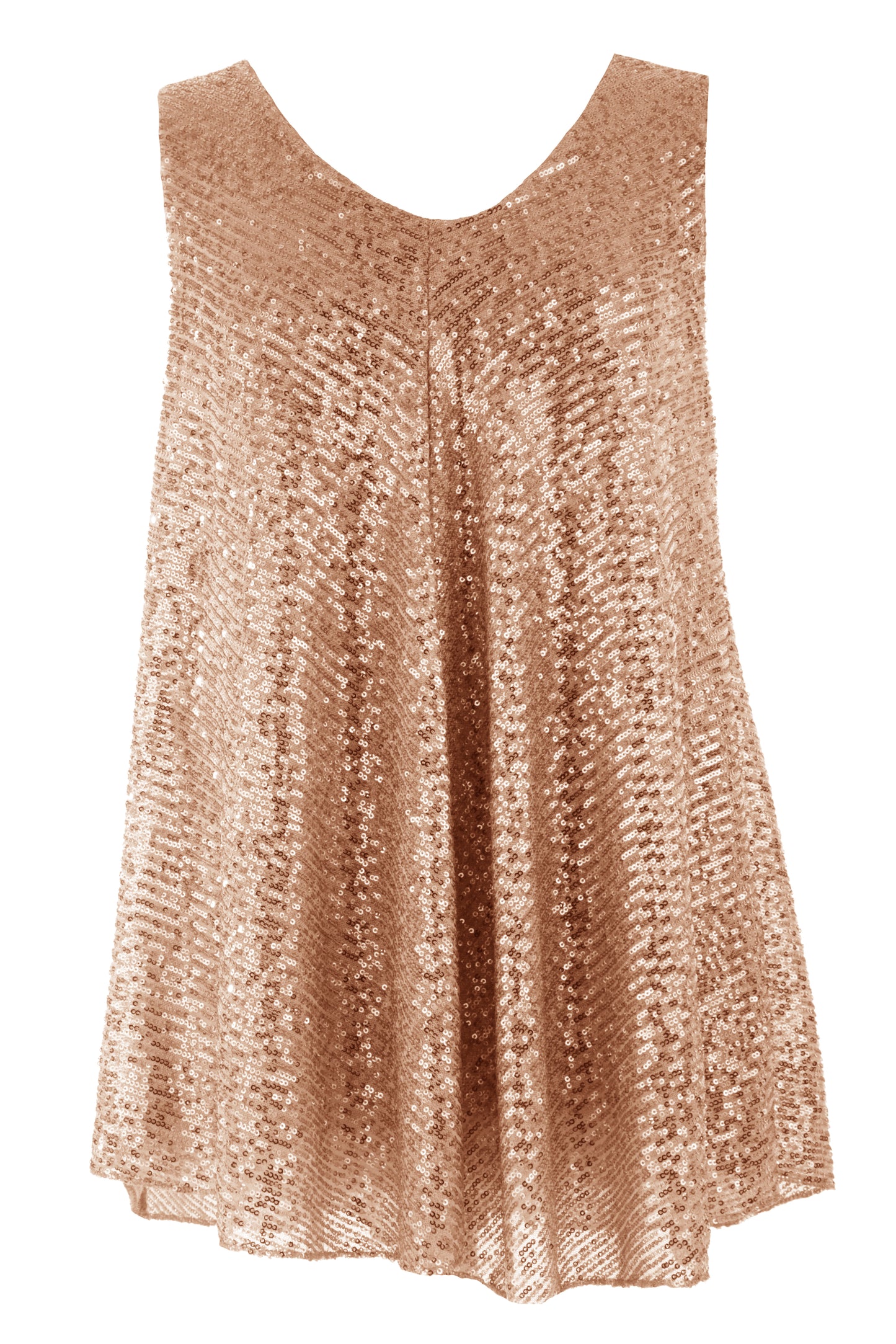 V Neck Sequin Vest