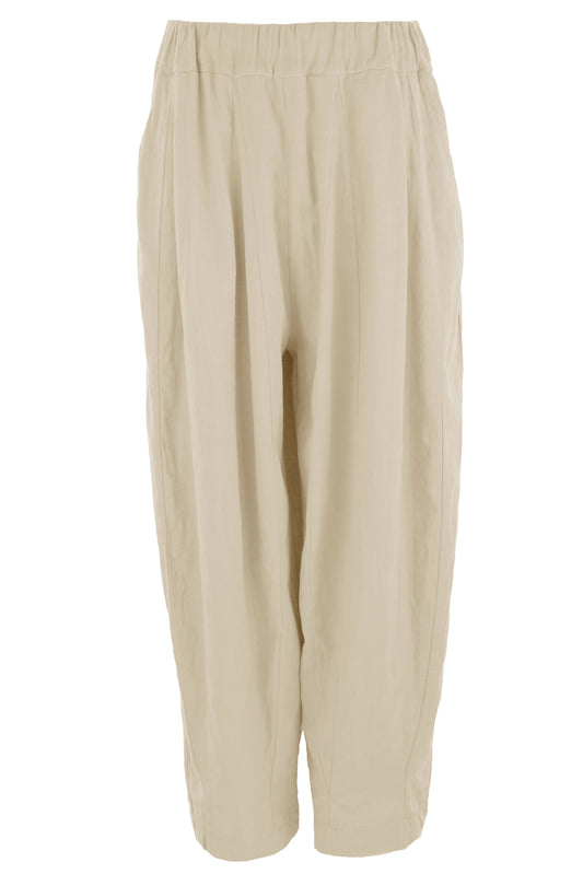 Panel Detail Linen Trouser