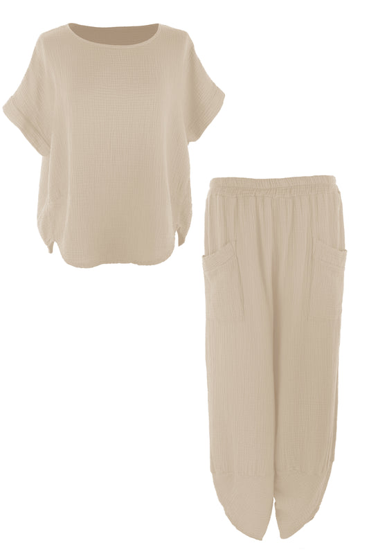 Cheesecloth Cotton Co-Ord Set