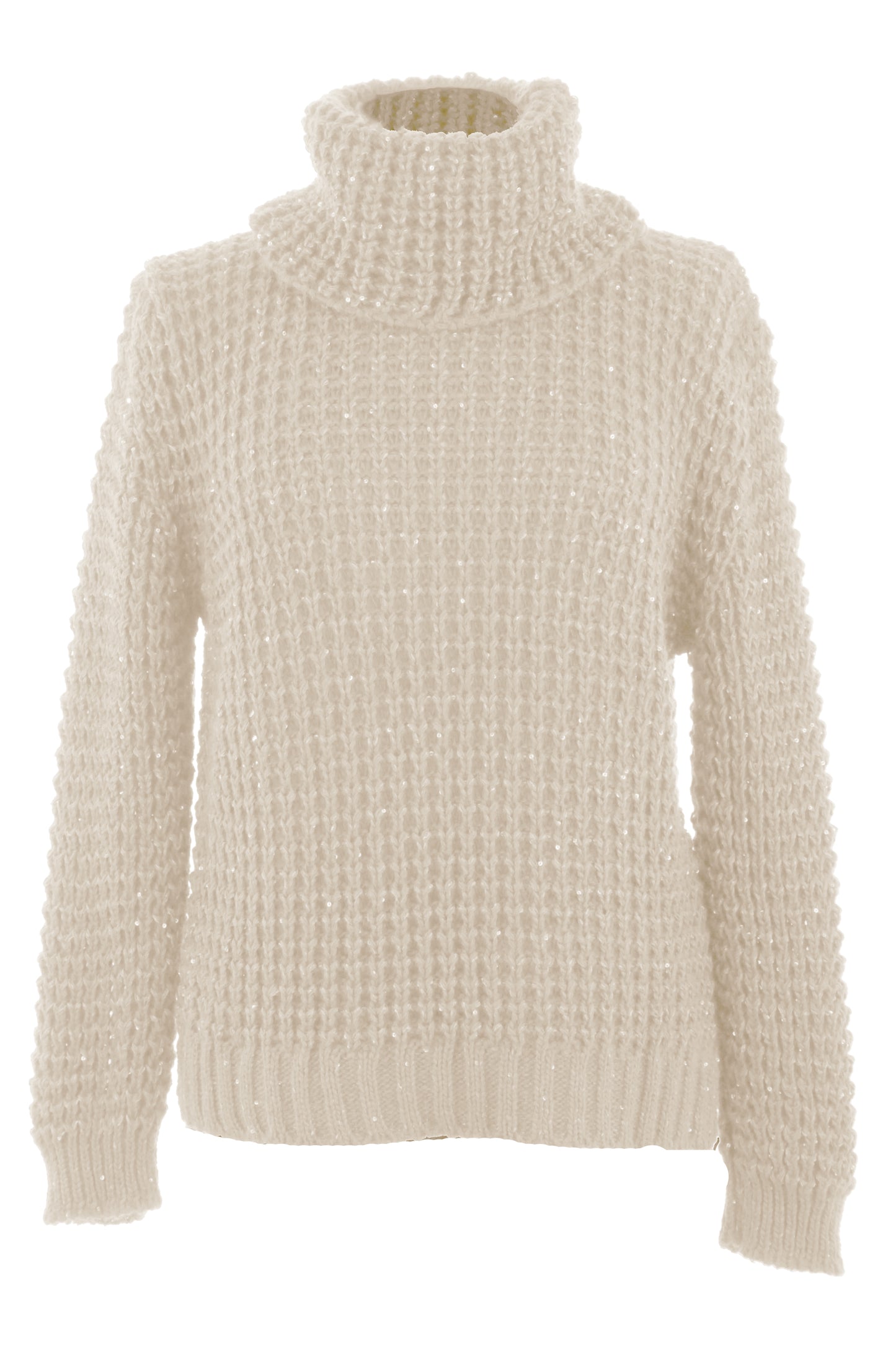 Sequin Detail Waffle Knit Jumper