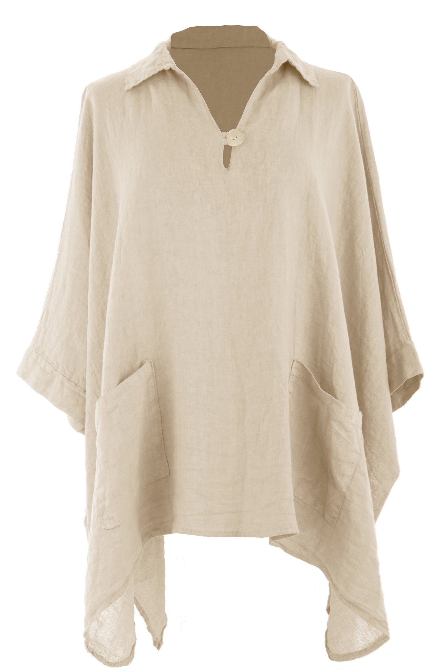 2 Pocket Linen Kaftan