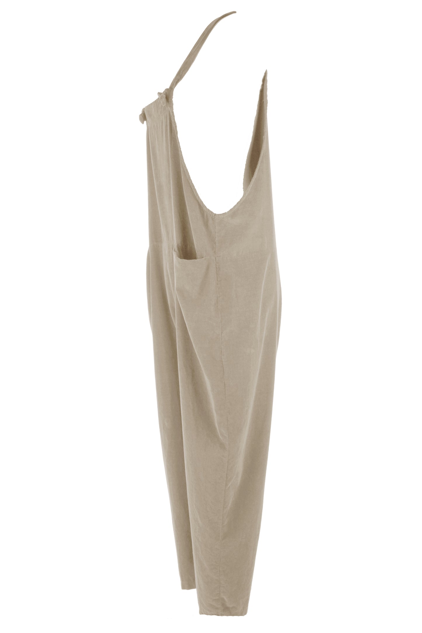 Corduroy Knot Dungarees