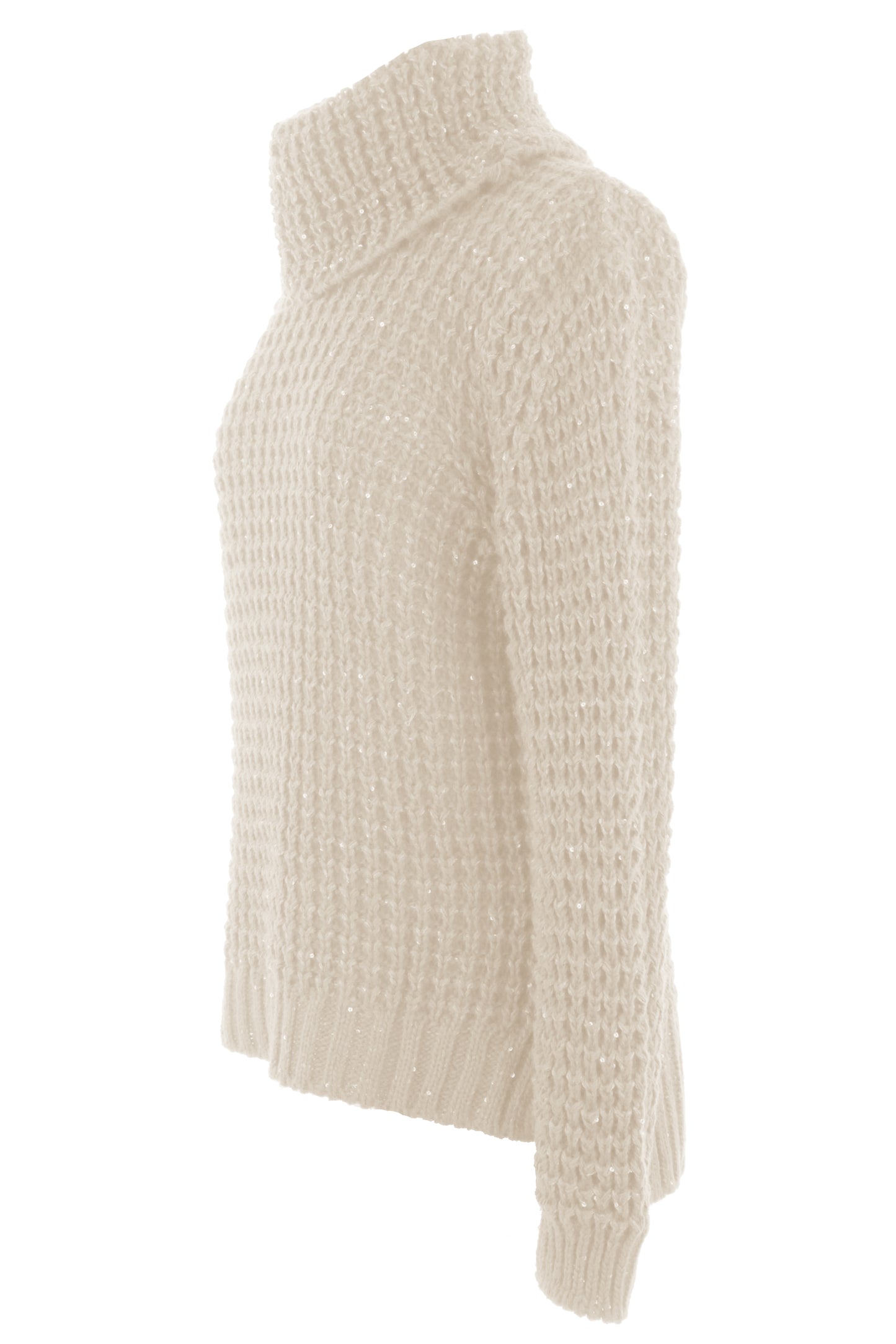 Sequin Detail Waffle Knit Jumper