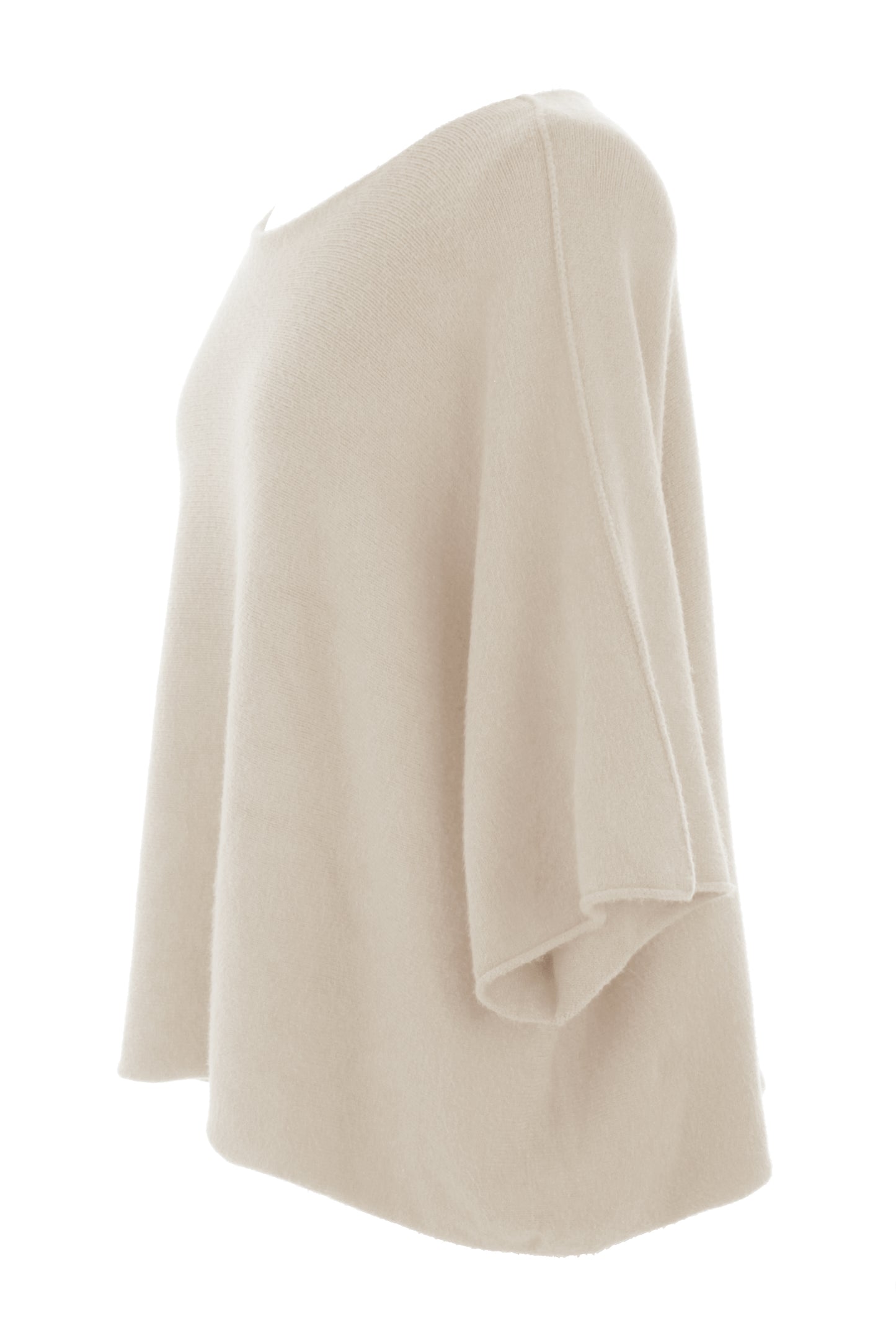 Batwing Short Sleeve Soft Knit Jumper