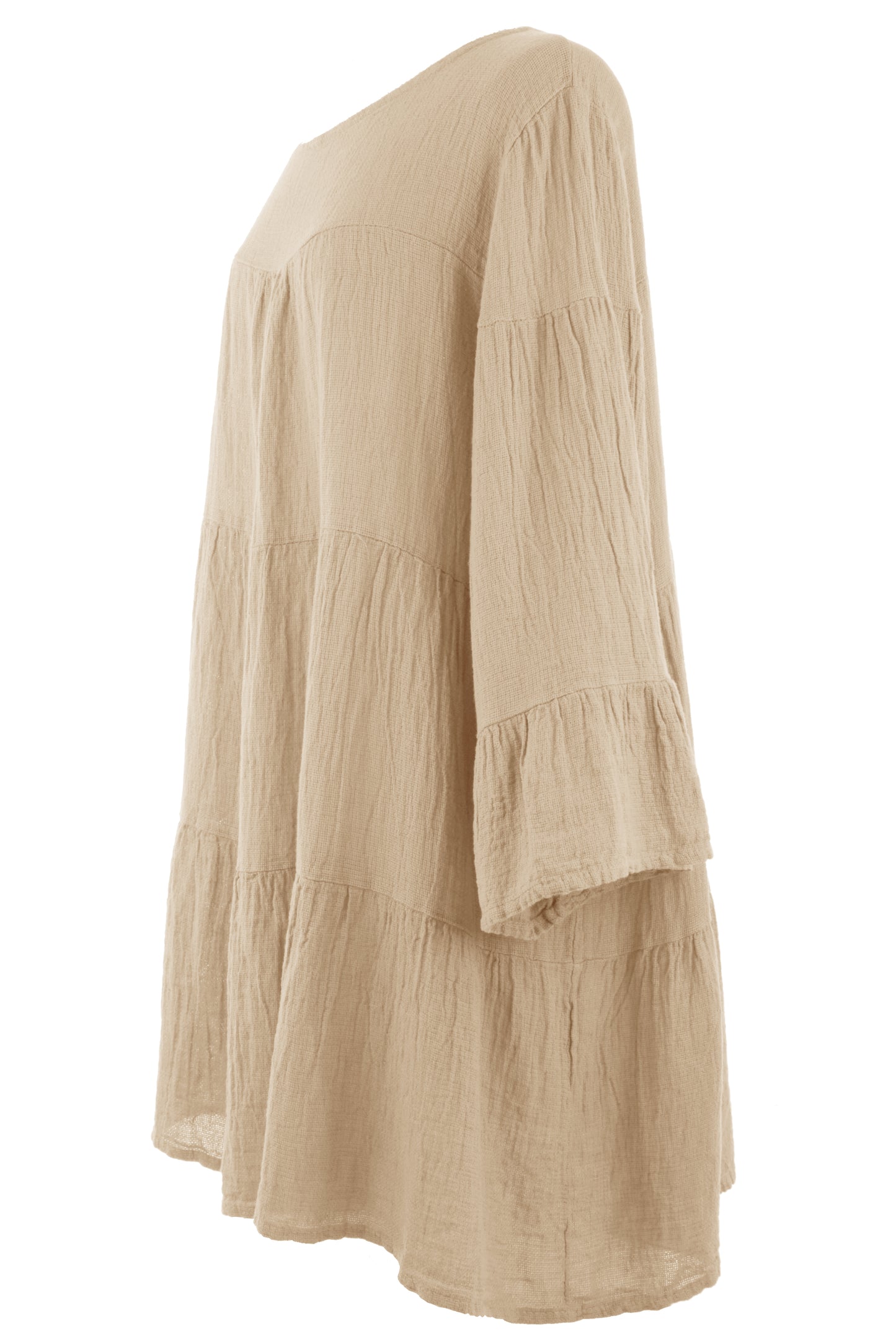 Tiered Teabag Linen Tunic