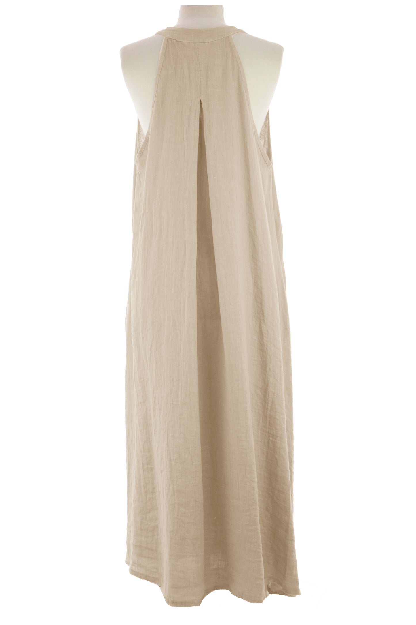 Sleeveless Linen Maxi