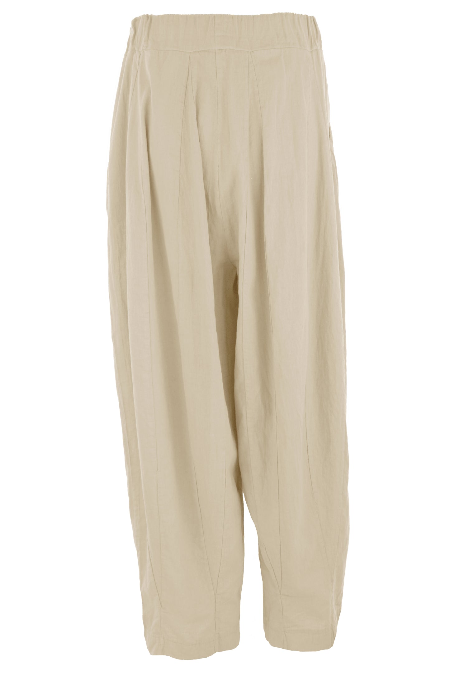 Panel Detail Linen Trouser