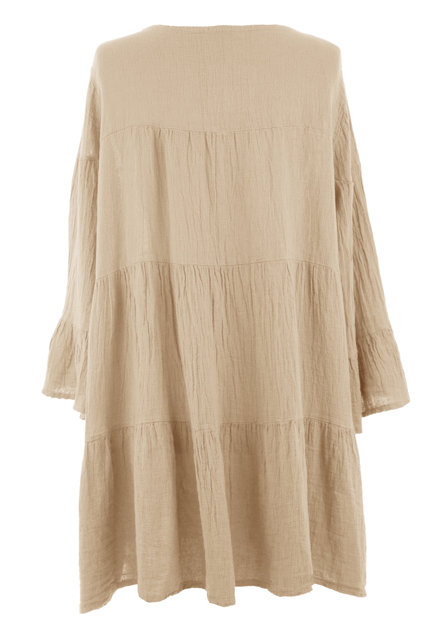 Tiered Teabag Linen Tunic