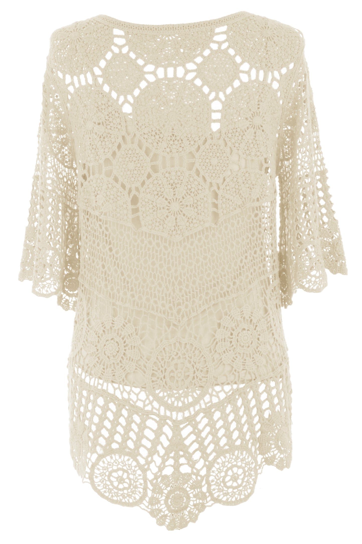 Scoop Hem Crochet Top