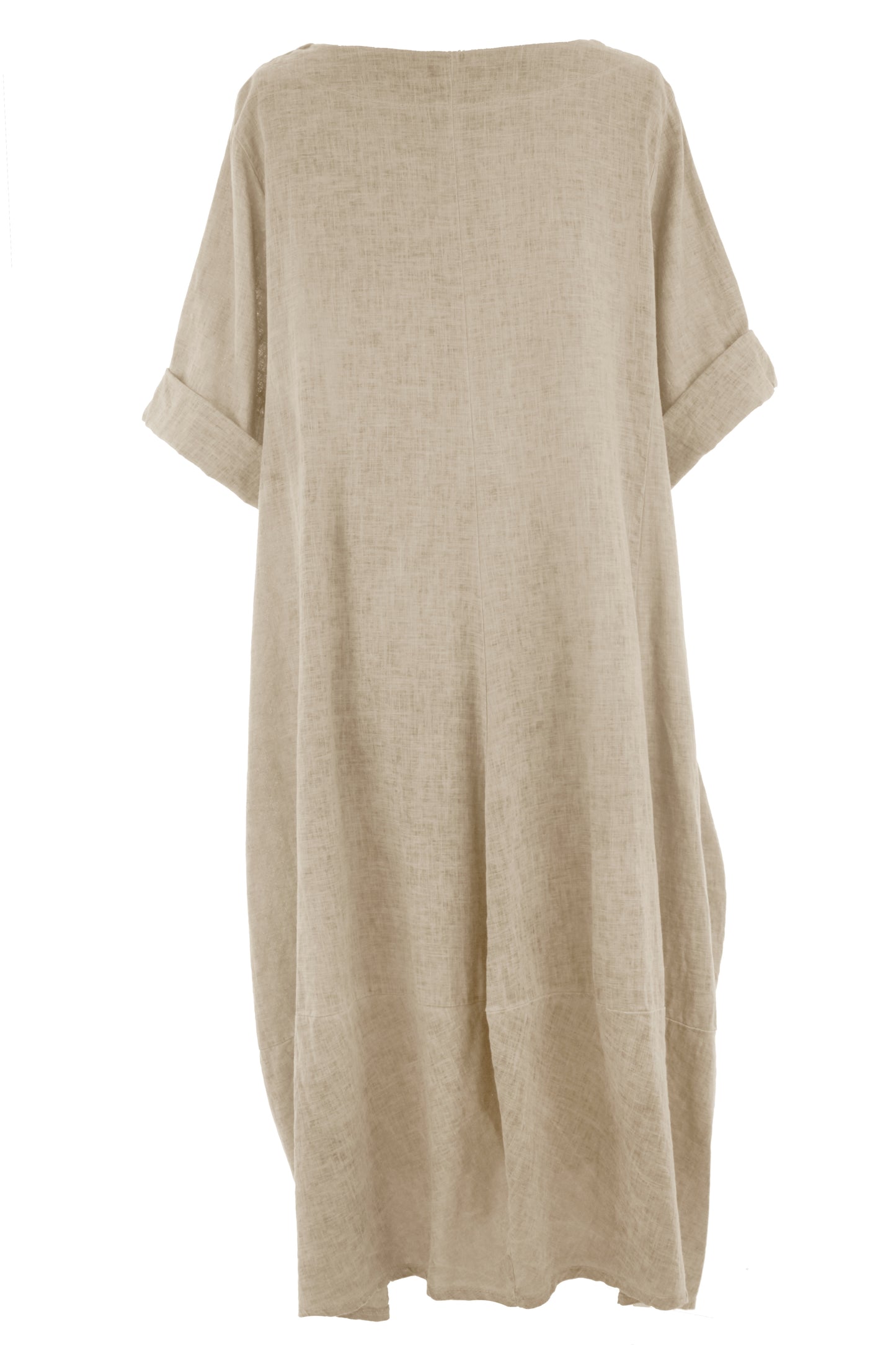 2 Pocket Washed Linen Dress