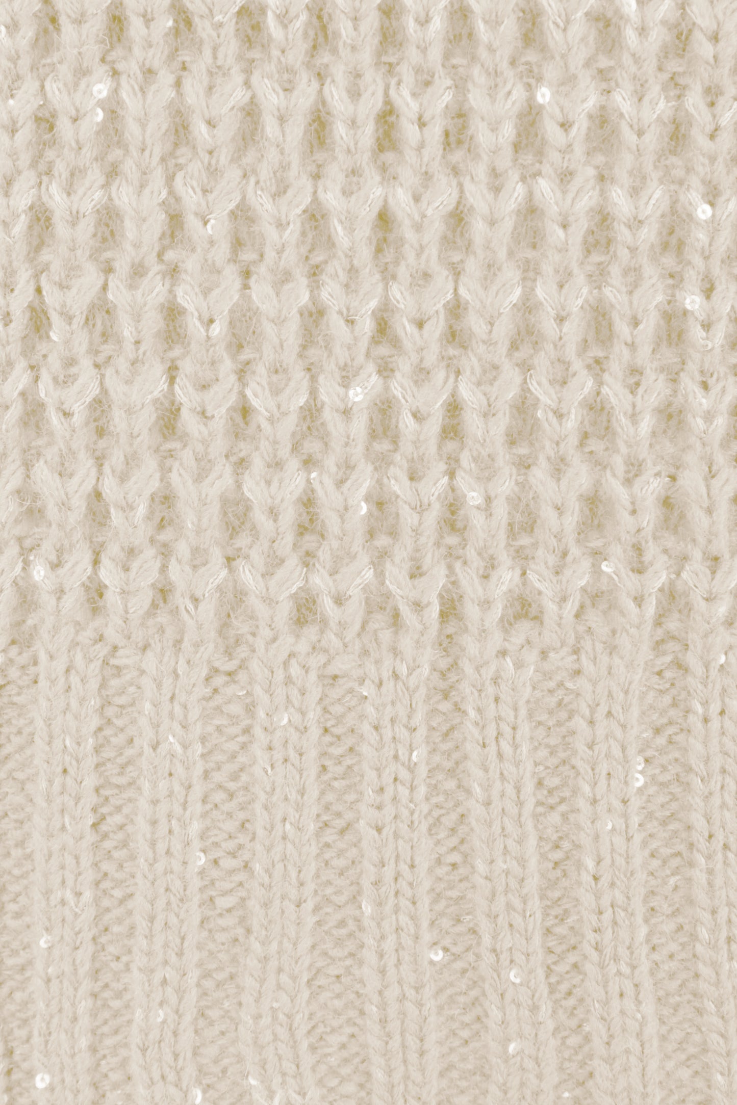 Sequin Detail Waffle Knit Jumper