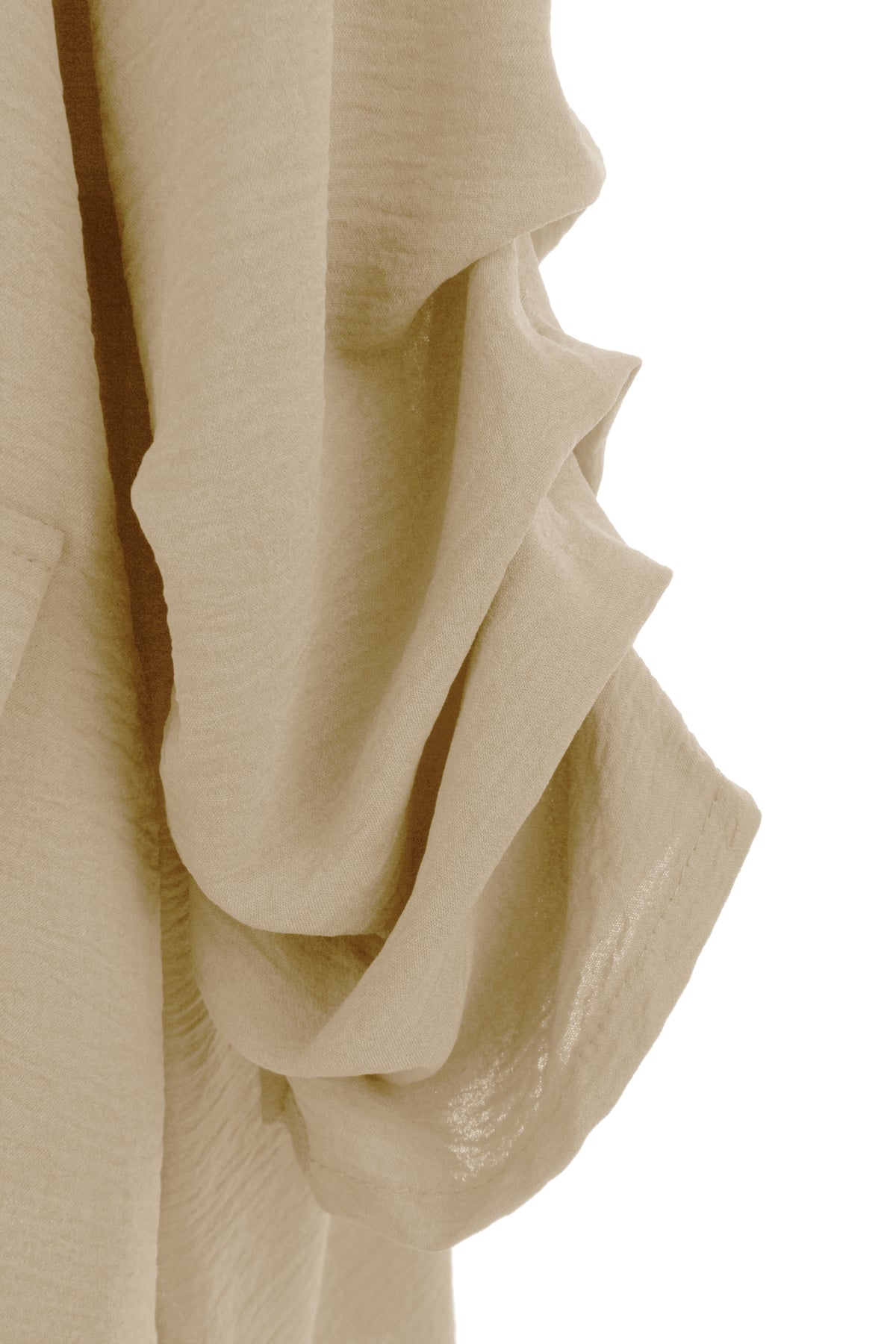 Ruched Sleeve Blazer