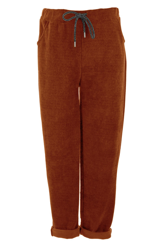 2 Pocket Chenille Trouser