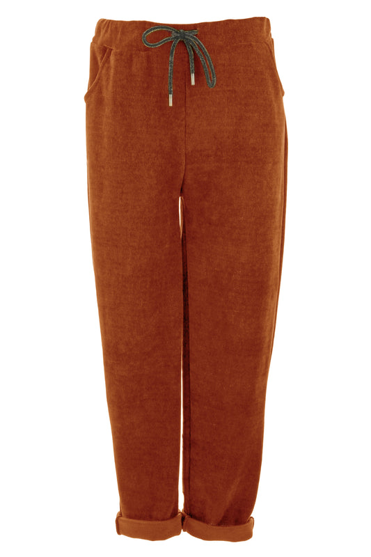 2 Pocket Chenille Trouser