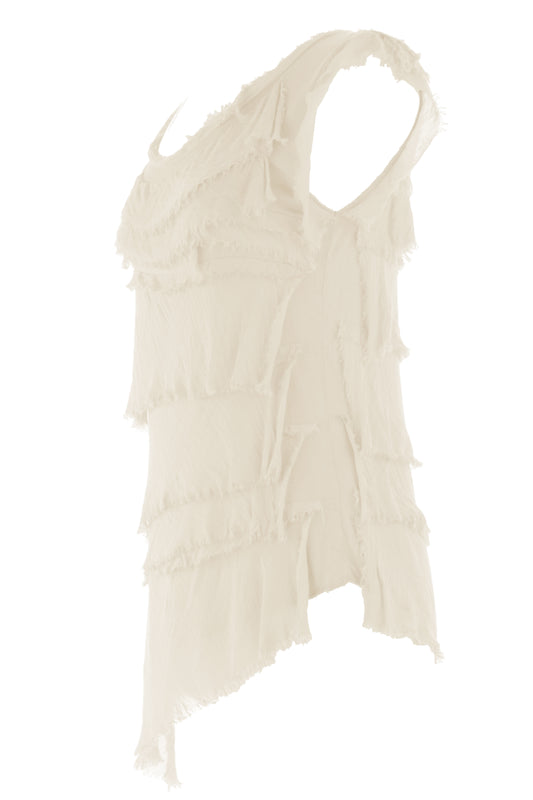 Sleeveless Rara Silk Top