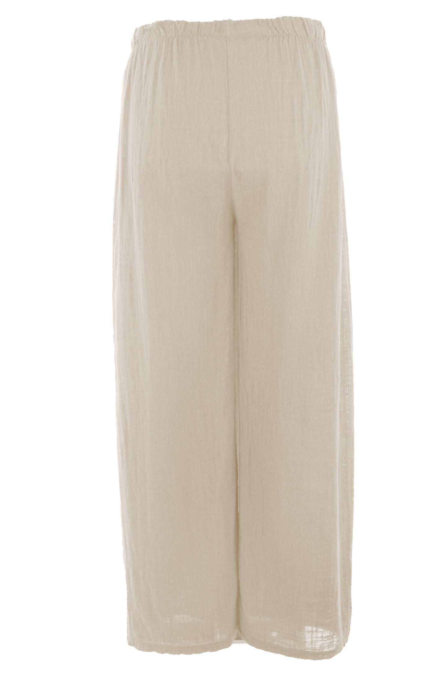 Wide Leg Lightweight Cotton Trouser