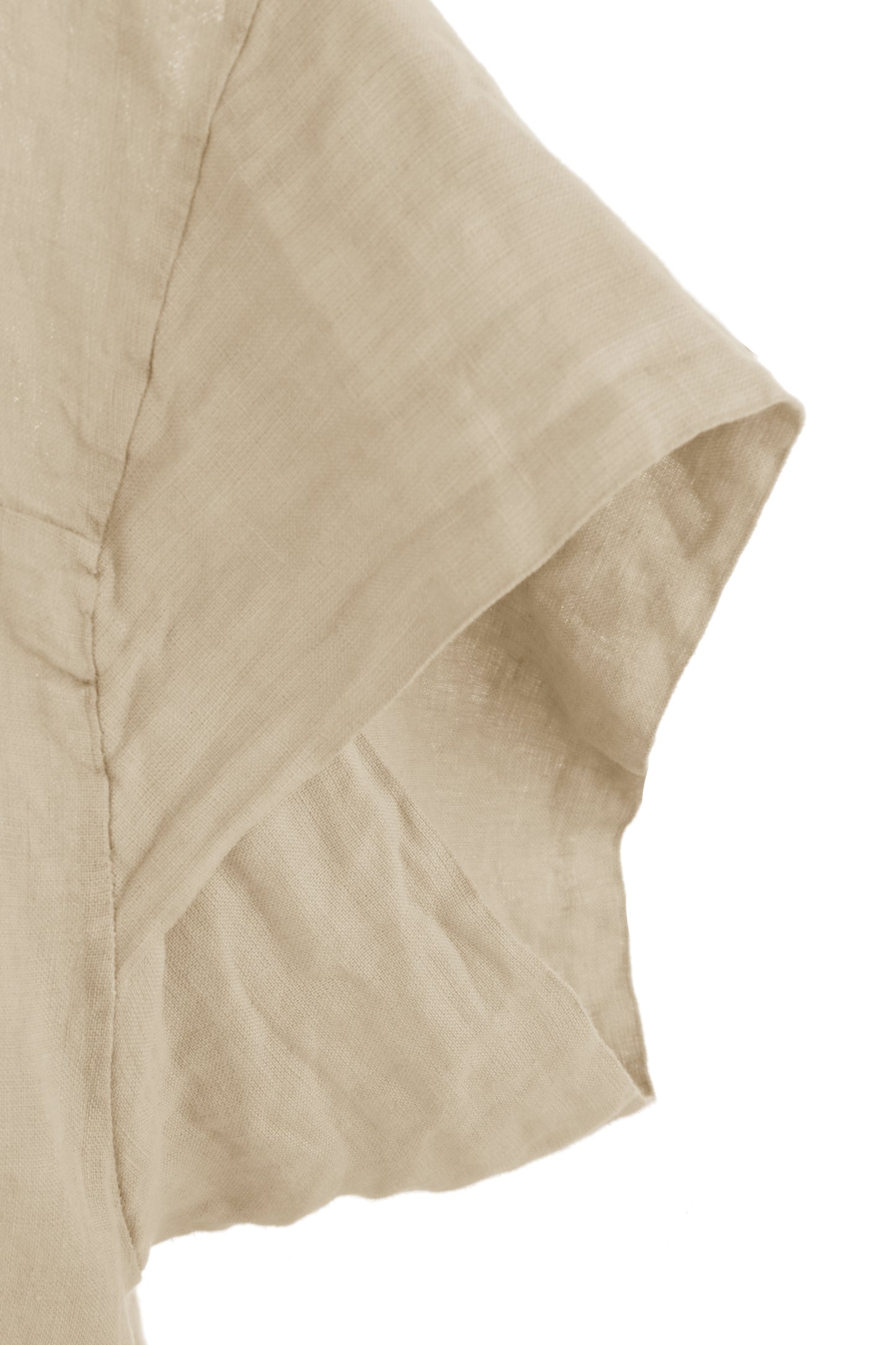 One Button Linen Jacket