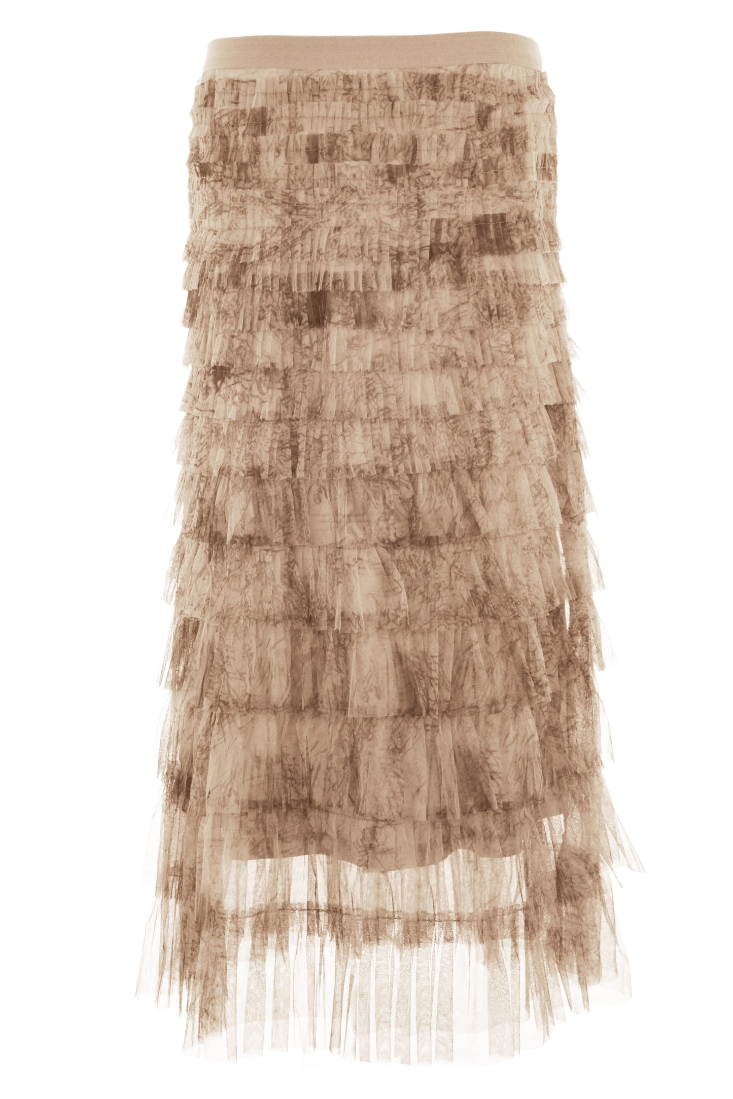 Abstract Print Rara Tulle Skirt