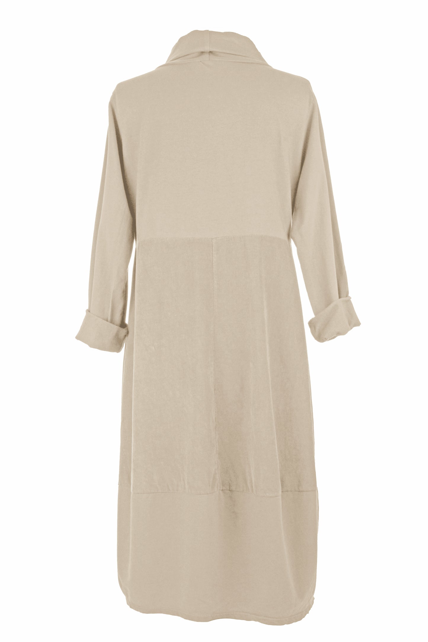 Cowl Corduroy Panel Midi
