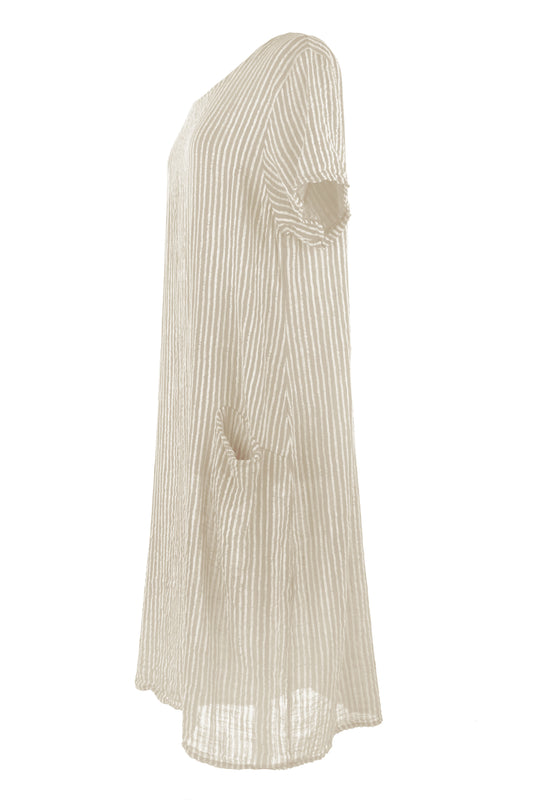 2 Pocket Stripe Dress