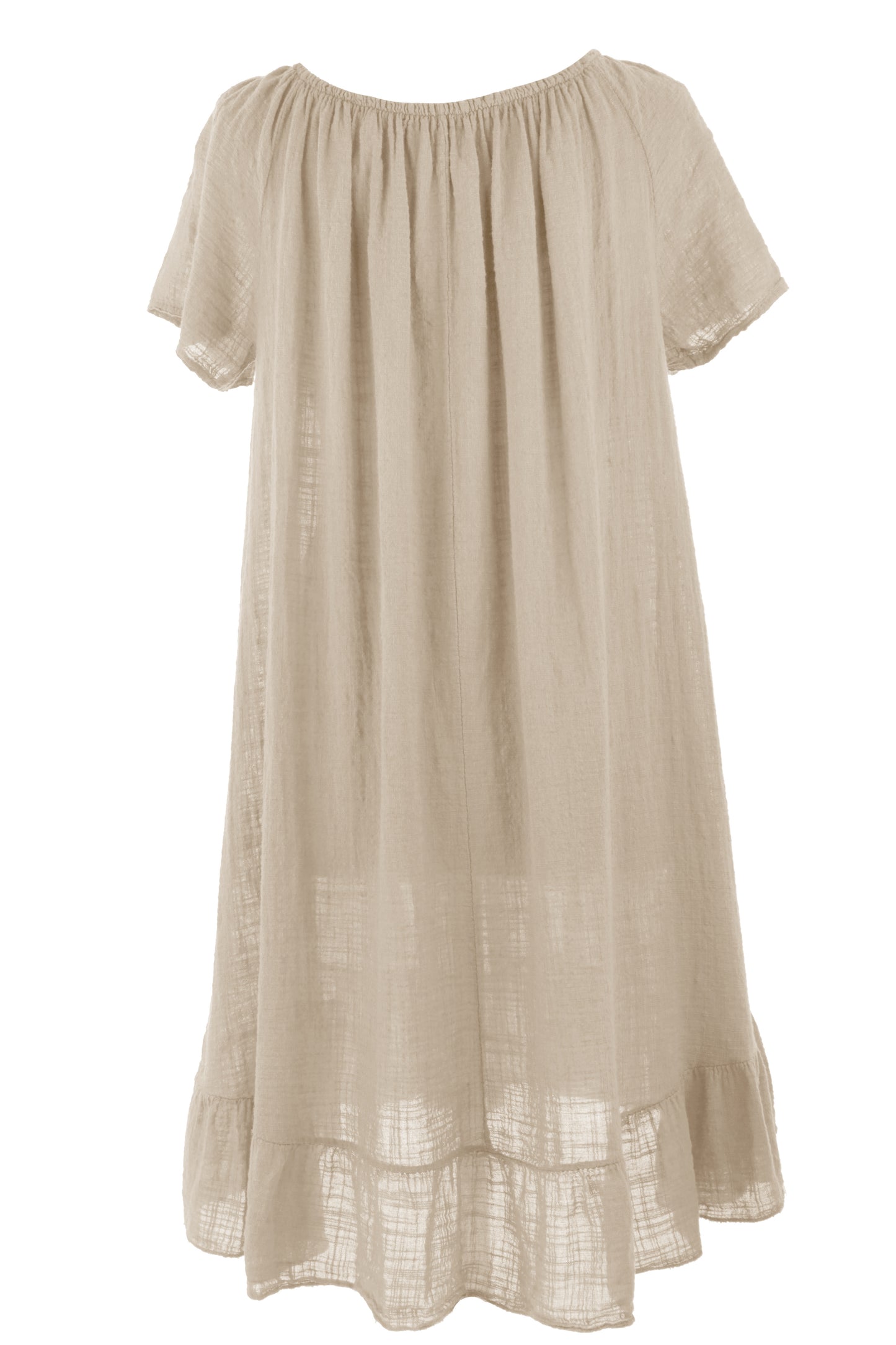 Plain Bardot Necklace Dress