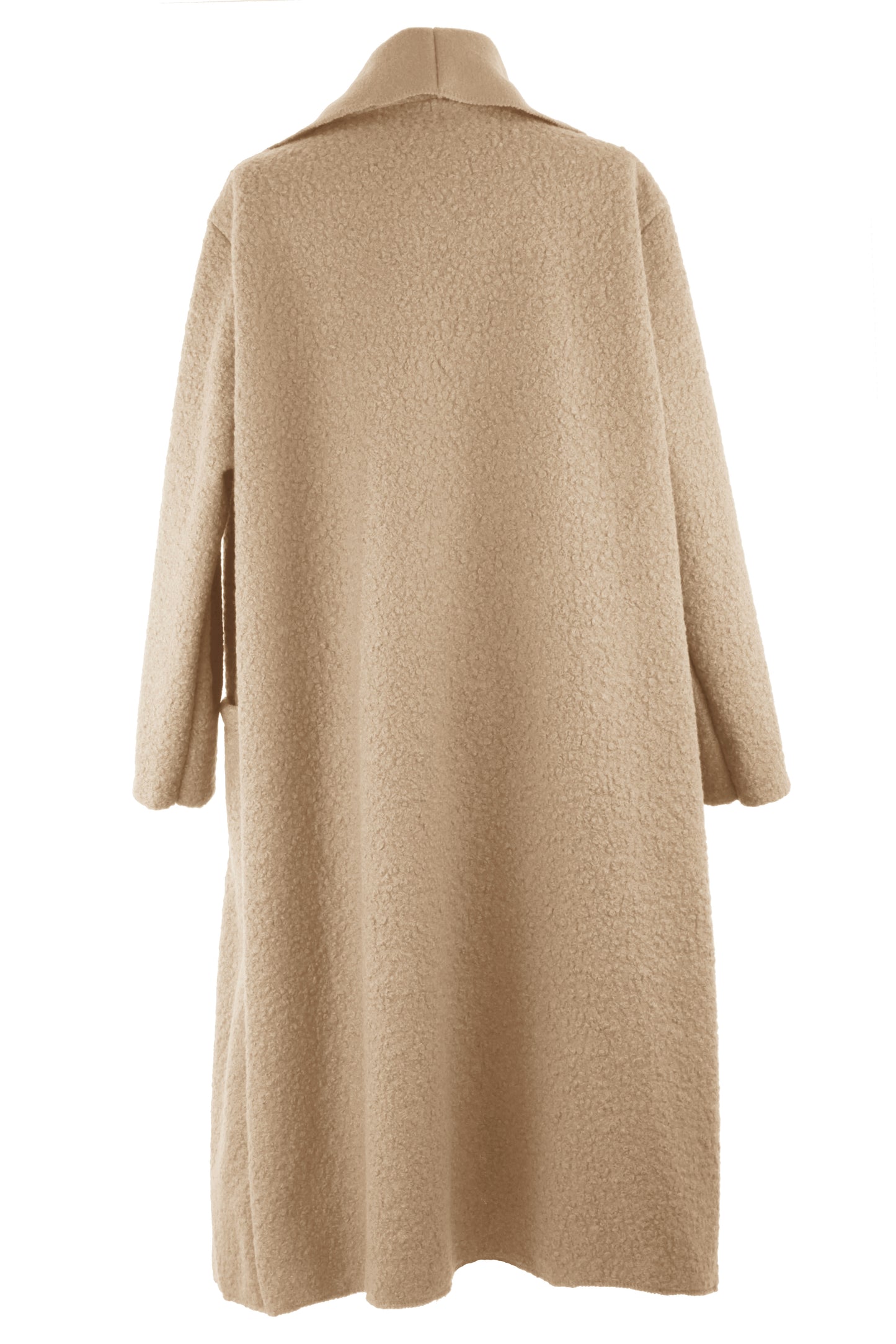 Plain Boucle Coat