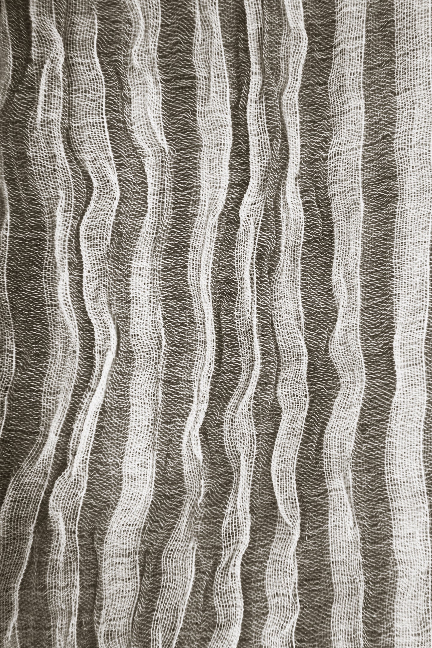 Stripe Crinkle Scarf