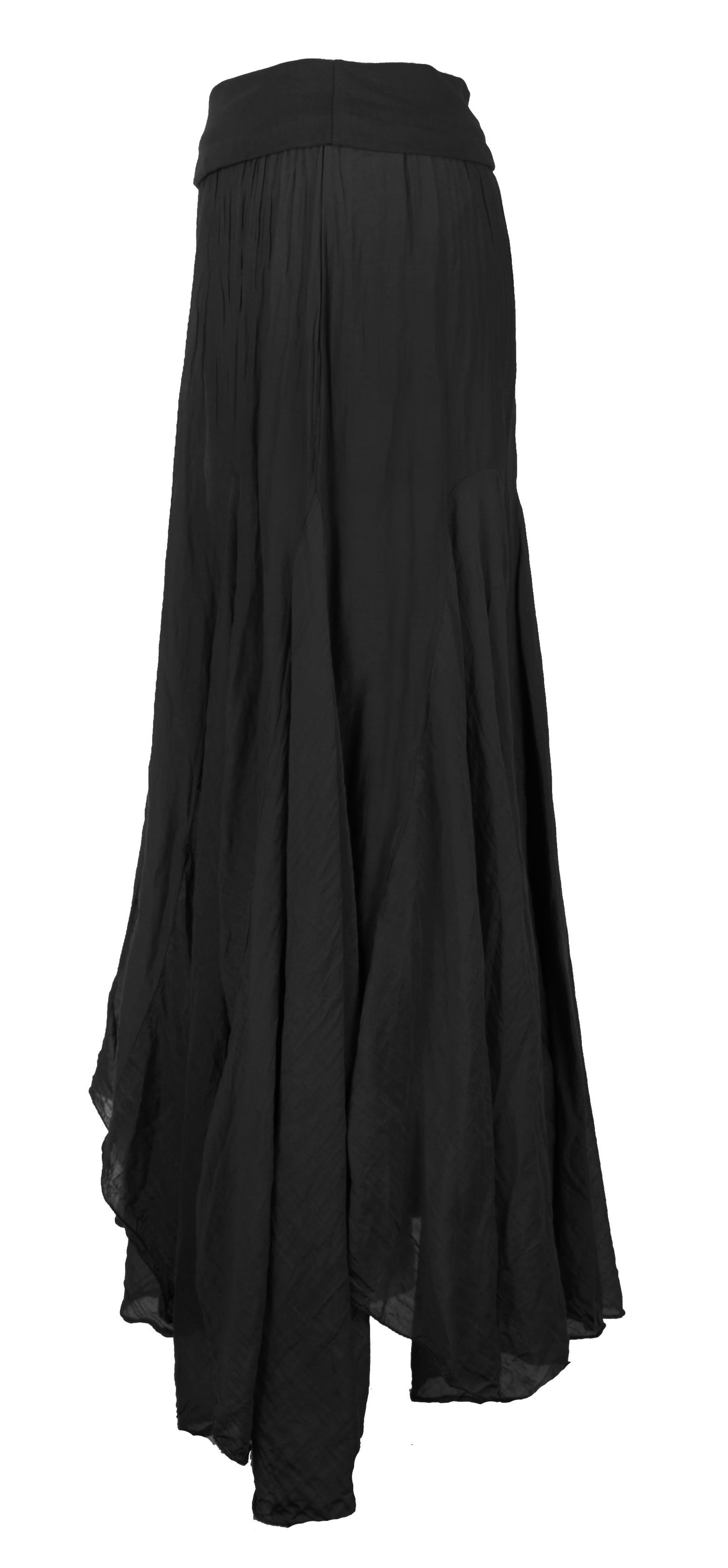 Silk Panel Skirt
