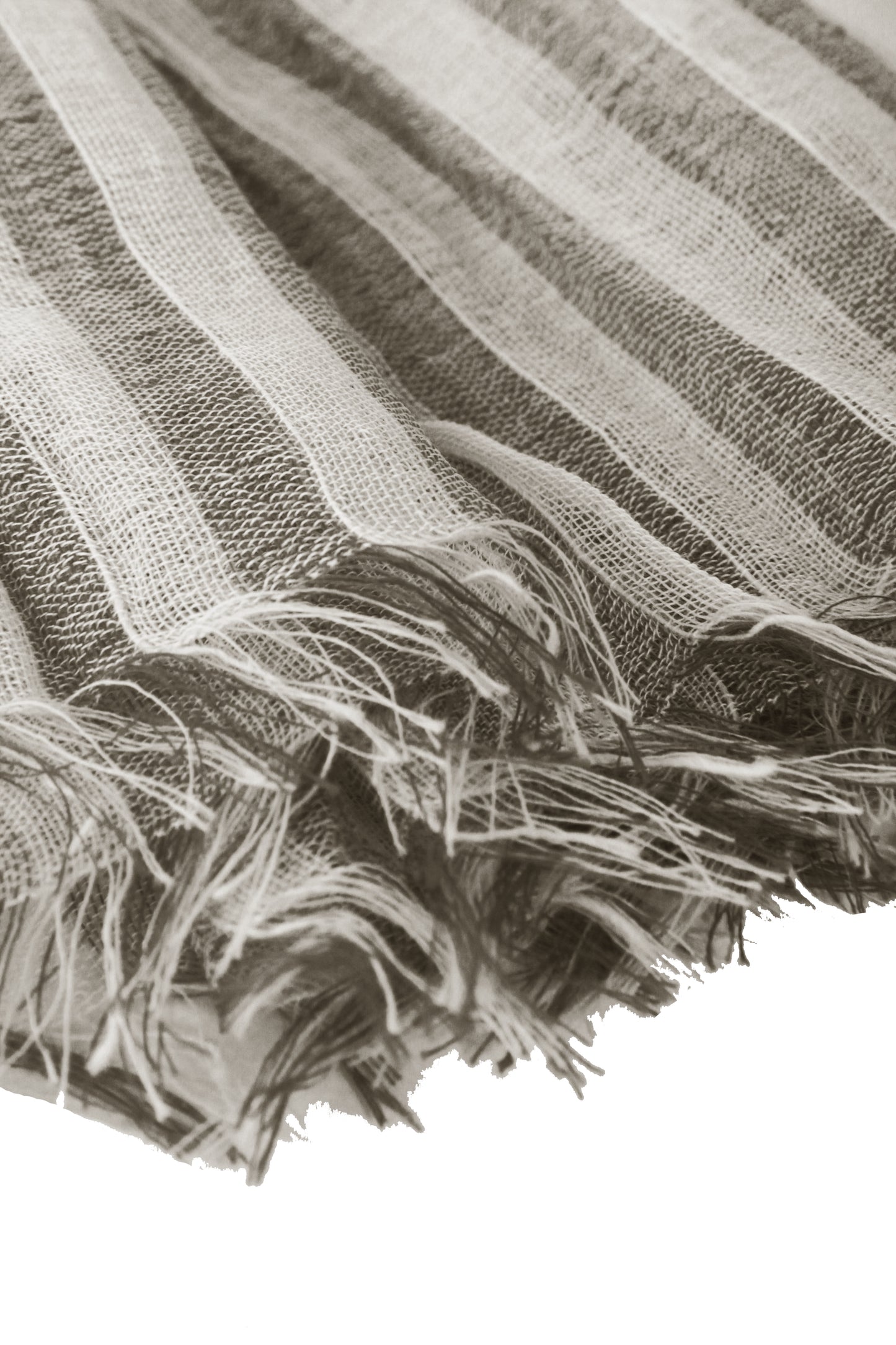Stripe Crinkle Scarf
