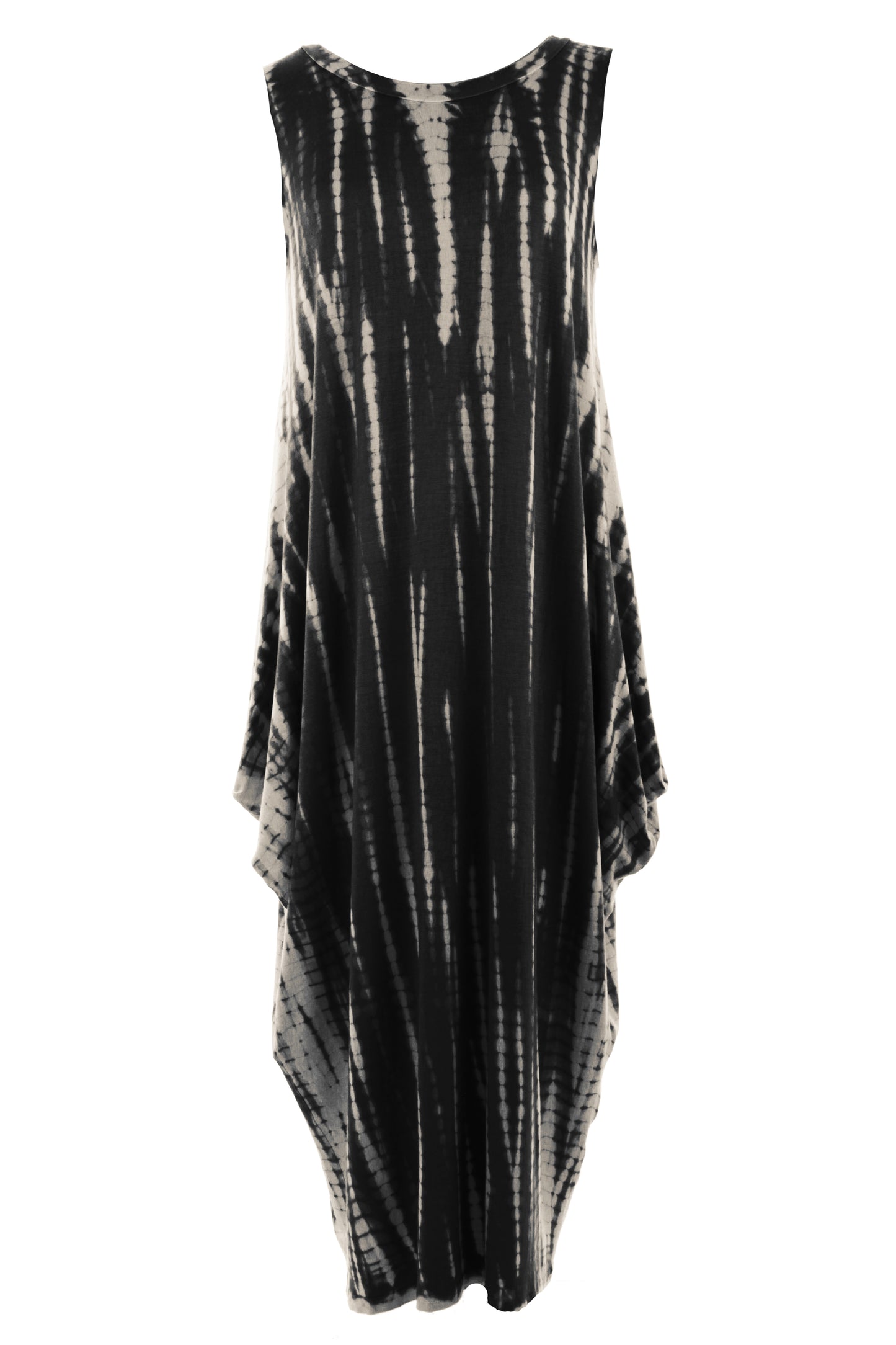 Sleeveless Tie Dye Tulip Midi