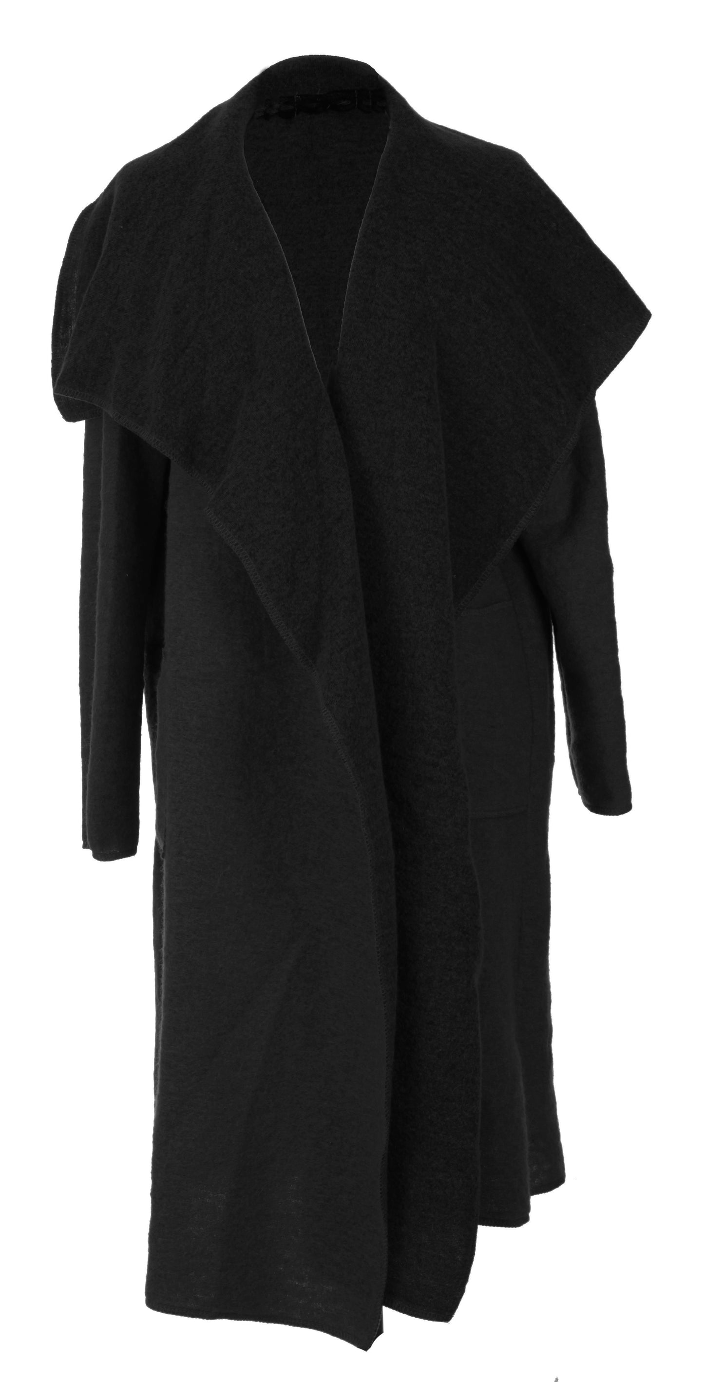 Waterfall Boiled Wool Coat