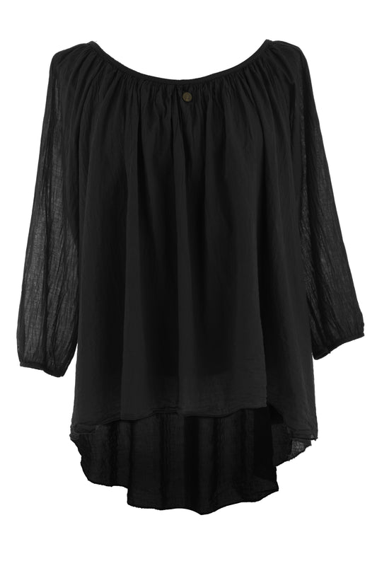 Coin Detail Cotton Top