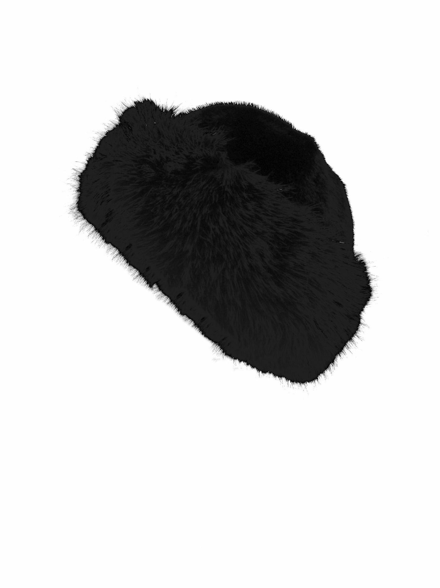 Two Tone Faux Fur Russian Hat