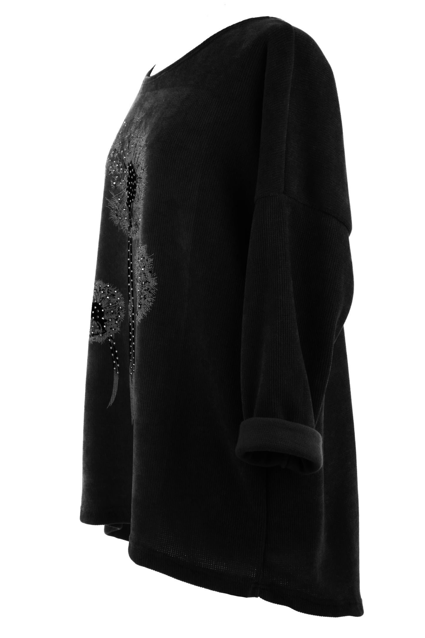 Dandelion Print Chenille Top