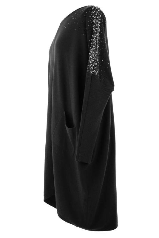 Pearl Diamante Jumper Dress