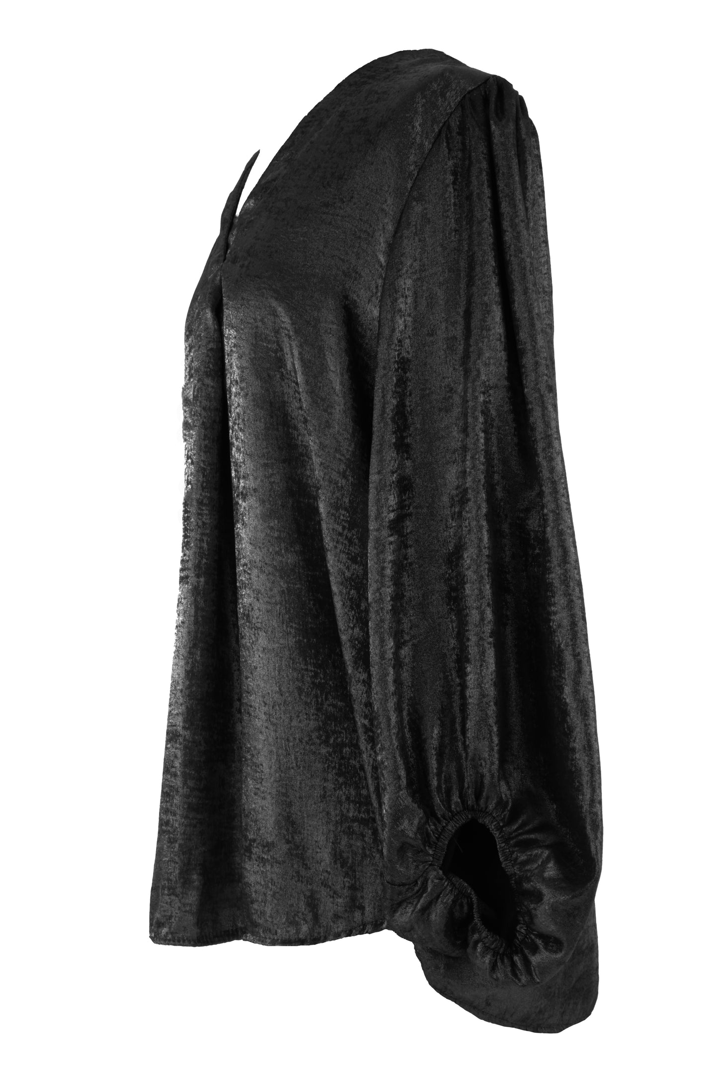 V Neck Lurex Top