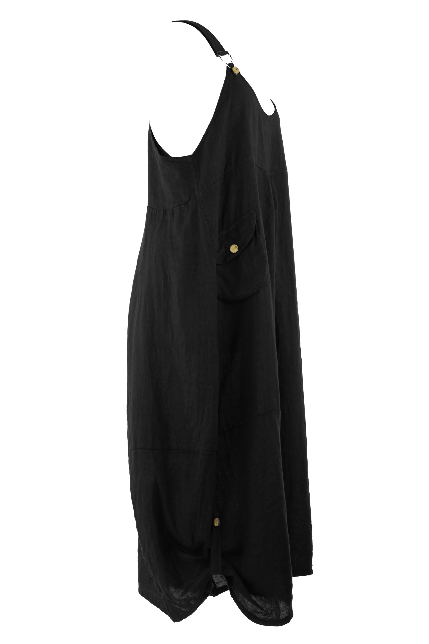 Pinafore Linen Dress