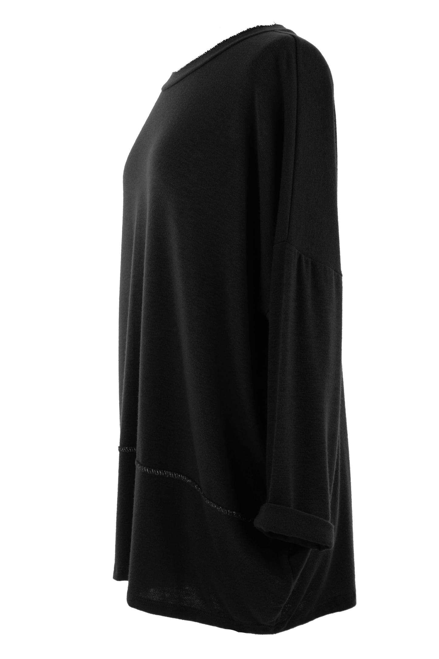 Lurex Trim Soft Knit Necklace Jumper