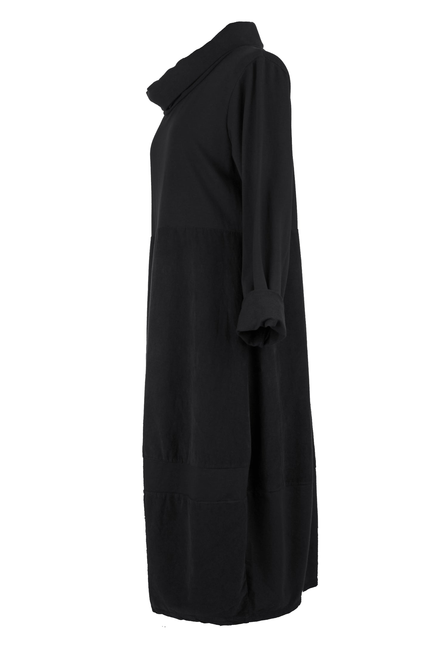 Cowl Corduroy Panel Midi