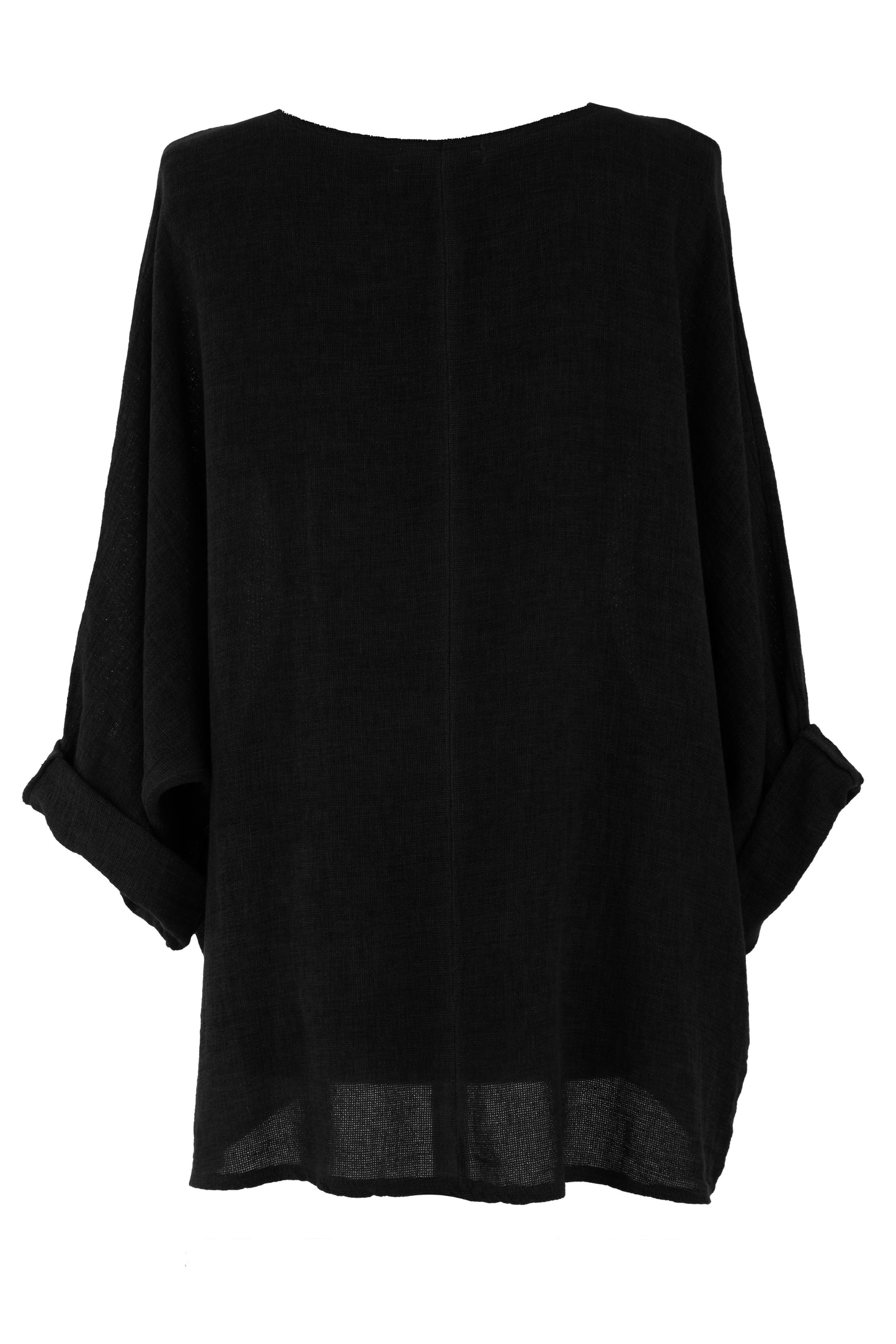 One Button Linen Cardigan