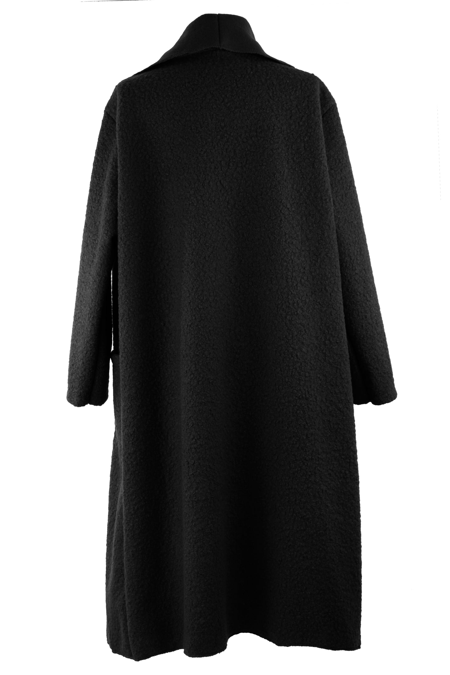 Plain Boucle Coat