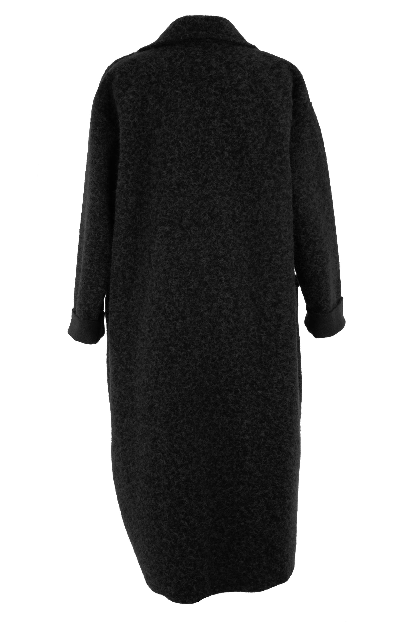 Collar 2 Button Textured Coat