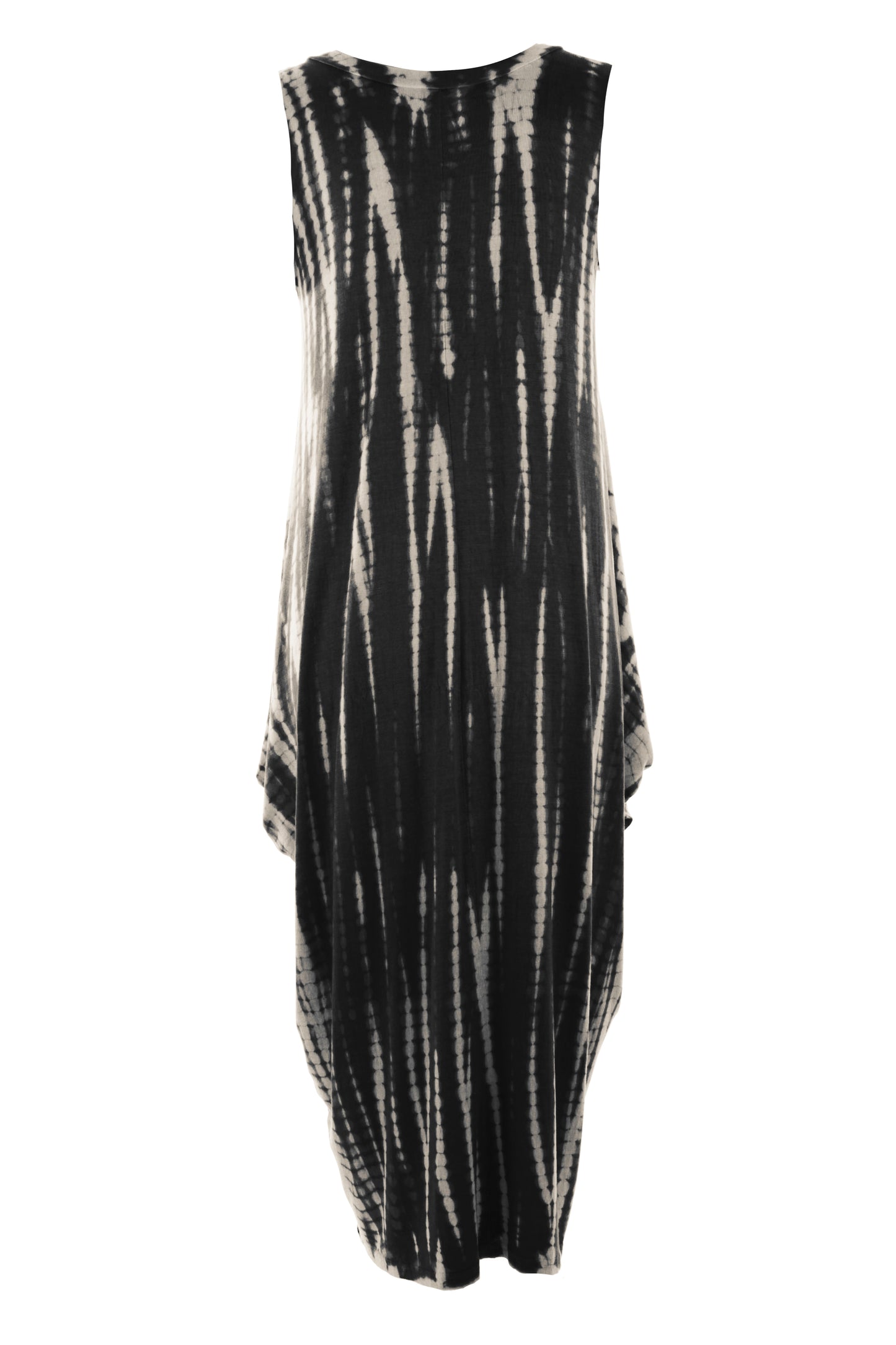 Sleeveless Tie Dye Tulip Midi
