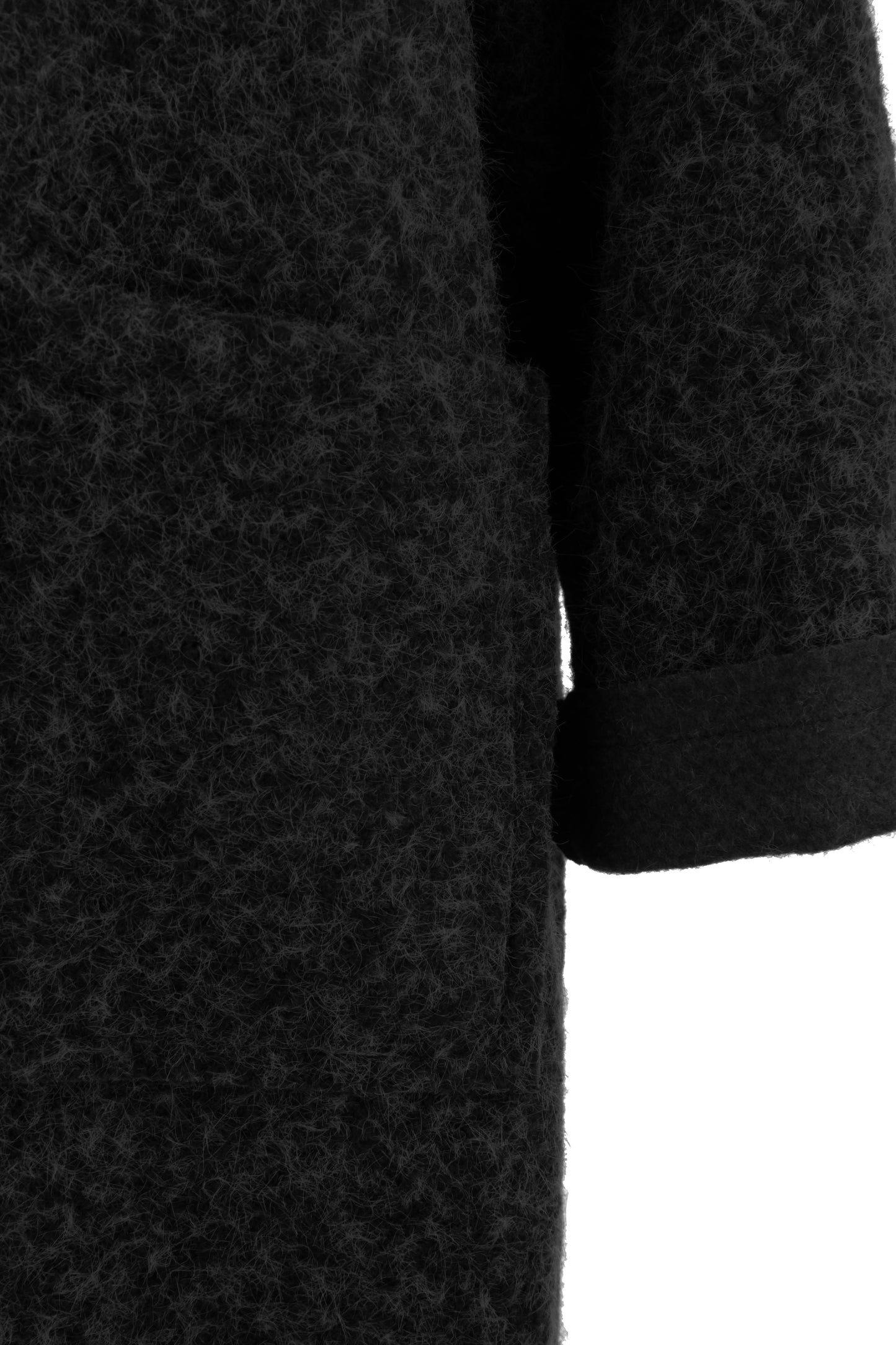 Collar 2 Button Textured Coat