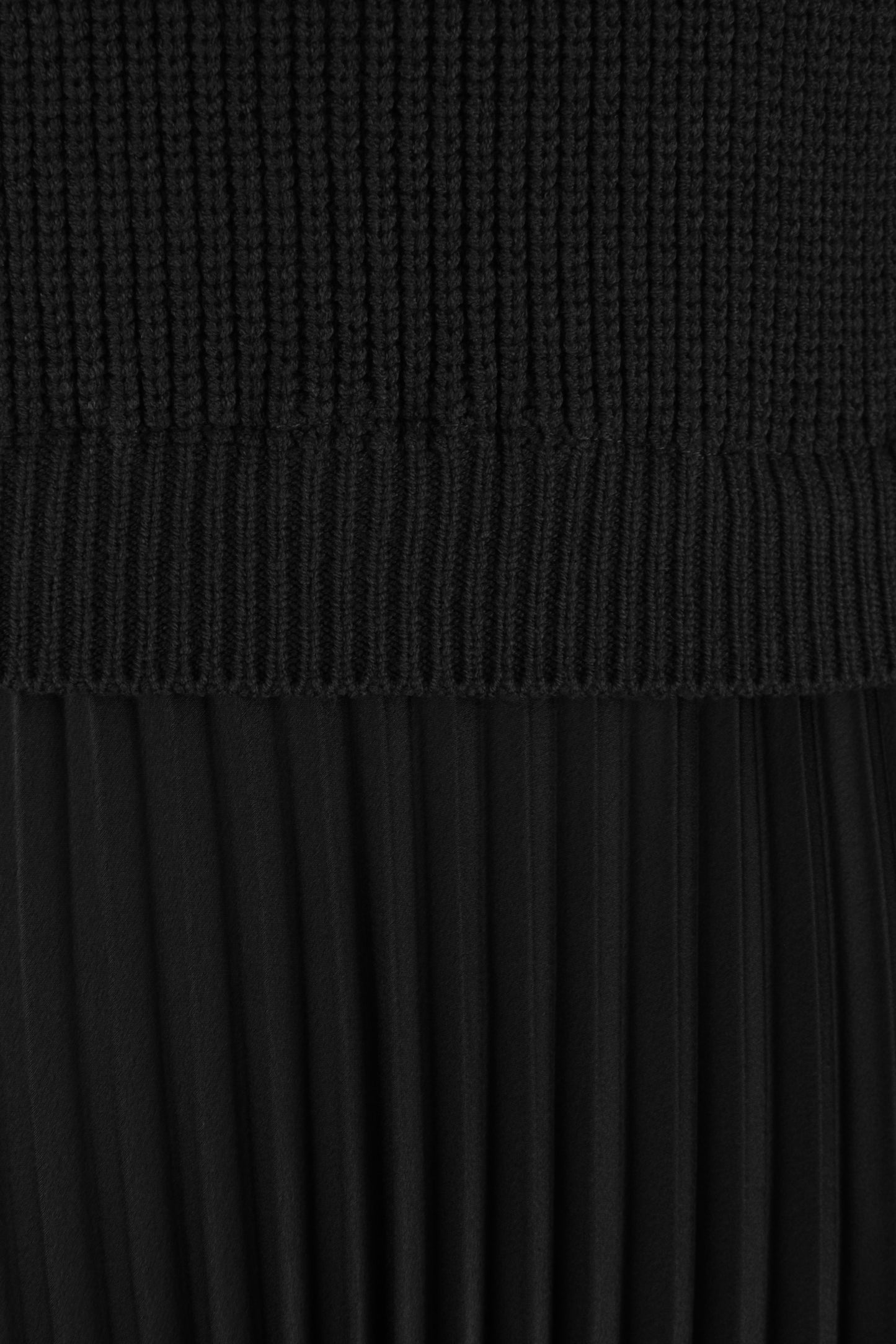 Pleated Satin Jumper Dress